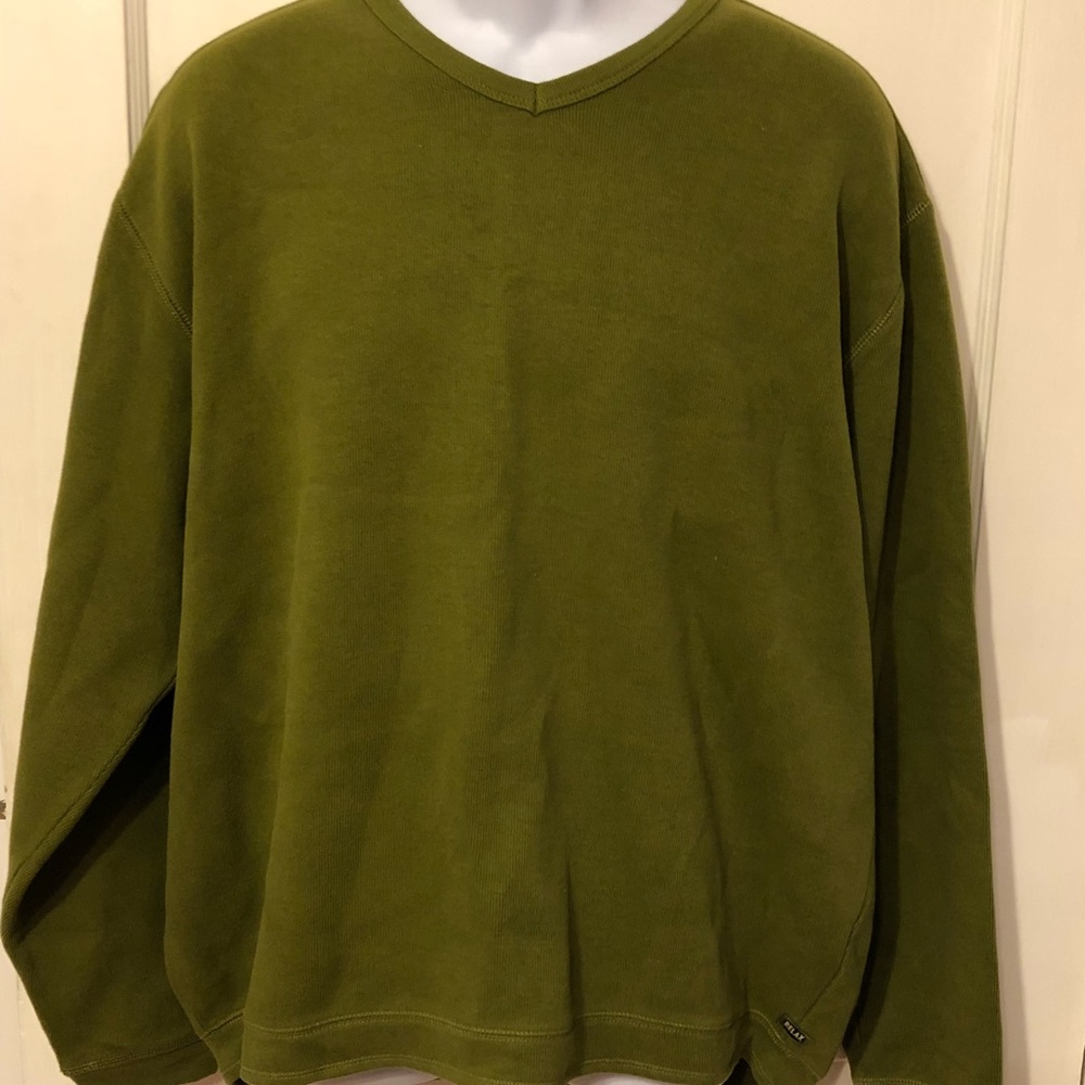 Tommy Bahama olive green sweatshirt sweater M